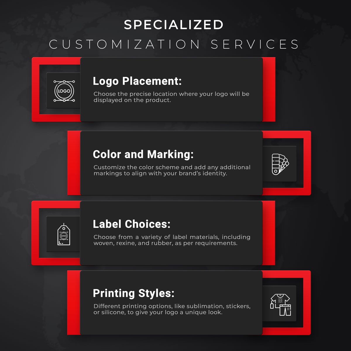 Specialized Customization Services Specialized Customization Services
